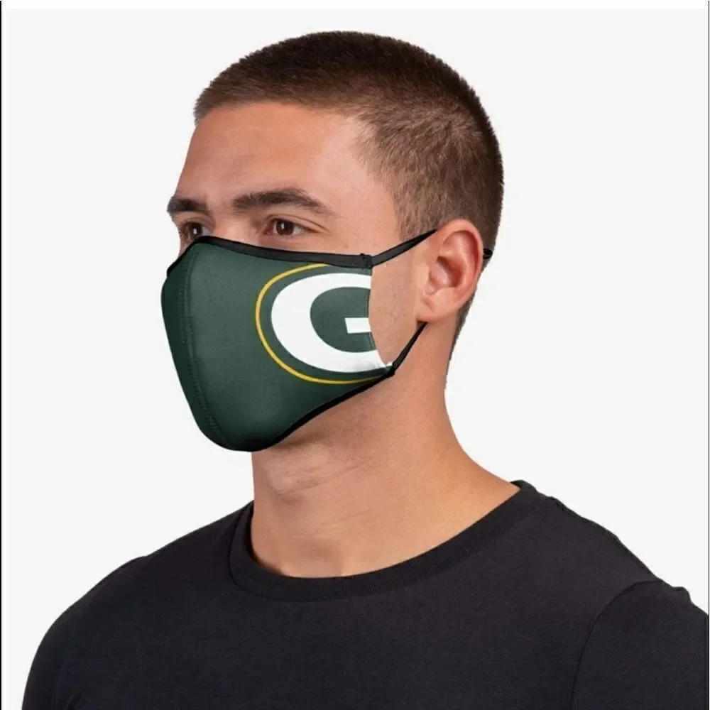 NFL Green Bay Packers high end face covers NWT